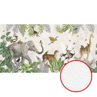 Товар: Фреска Ortograf Miracle 33866 Фактура бархат FX Флизелин (6*3) Бежевый/Разноцветный, Листья/Животные/Птицы - фото 1 Фреска Ortograf Miracle 33866 Фактура бархат FX Флизелин (6*3) Бежевый/Разноцветный, Листья/Животные/Птицы — фото 1, Фрески