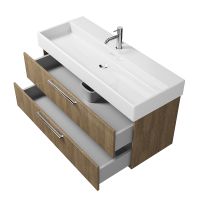 Товар: Тумба под раковину Creto Tivoli 120 8-1394BA подвесная Bamenda - фото 3 Тумба под раковину Creto Tivoli 120 8-1394BA подвесная Bamenda — фото 3, Мебель для ванной