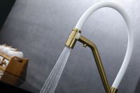 Смеситель для кухни Splenka S70.62.03 Золото матовое Белый — фото 18, Смесители для кухни