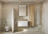 Тумба под раковину Aquaton Либерти 90 1A279901LYC70 подвесная Дуб эльвезия Белая — фото 24, Тумбы под раковину