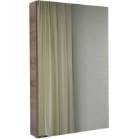 Зеркальный шкаф Comforty Дуэт 50 00-00009923 Дуб натуральный — фото 1, Зеркальные шкафы в ванную