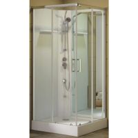 Душевая дверь для кабины Aquanet Passion S 2.0 №1/4 263875 профиль Серебро стекло прозрачное — фото 1, Раздвижные душевые двери