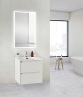 Тумба под раковину BelBagno KRAFT 39-500/390-2C-SO-BO подвесная Bianco Opaco — фото 3, Тумбы под раковину