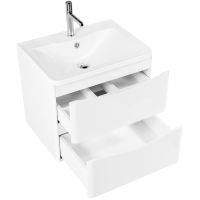 Тумба под раковину BelBagno 70 ACQUA-700-2C-SO-BL подвесная Bianco Lucido — фото 3, Тумбы под раковину