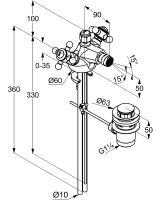 Товар: Смеситель для биде Kludi Adlon 512110520 Хром - фото 2 Смеситель для биде Kludi Adlon 512110520 Хром — фото 2, Смесители