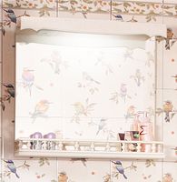 Товар: Зеркало Бриклаер Кантри 85 4627125413612 с подсветкой Бежевый дуб прованс - фото 2 Зеркало Бриклаер Кантри 85 4627125413612 с подсветкой Бежевый дуб прованс — фото 2, Мебель для ванной