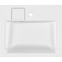 Товар: Раковина Paola Siena 60x50 на стиральную машину Белая глянцевая - фото 4 Раковина Paola Siena 60x50 на стиральную машину Белая глянцевая — фото 4, Раковины