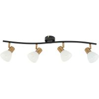 Потолочный светильник Artelamp Falena A3117PL-4BK Белый Античная бронза Черный — фото 1, Светильники