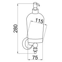 Товар: Дозатор для жидкого мыла Boheme Palazzo Nero 10167 Золото - фото 2 Дозатор для жидкого мыла Boheme Palazzo Nero 10167 Золото — фото 2, Дозаторы