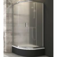 Душевой уголок Ravak Blix BLCP4-80 Sabina 80x80 3B240C40ZG профиль Хром стекло Grape — фото 1, Душевые уголки четверть круга