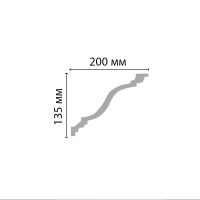 Карниз Decomaster 96272 2400x200x135 мм — фото 2, Карнизы