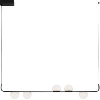 Подвесной светильник Artelamp Poplar A2174SP-5BK Белый Черный — фото 1, Подвесные светильники