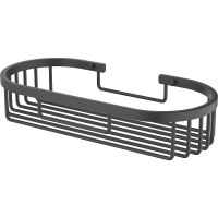 Полка корзина Schein Accessories 9312MB Черная матовая — фото 1, Полки для ванной и душа