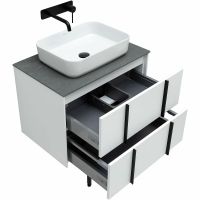 Тумба под раковину Allen Brau Reality 70 1.32004.WM подвесная Белая матовая — фото 20, Тумбы под раковину