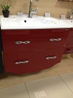 Товар: Тумба под раковину Bellezza Версаль 100 4631117270039 подвесная Красная - фото 2 Тумба под раковину Bellezza Версаль 100 4631117270039 подвесная Красная — фото 2, Тумбы под раковину