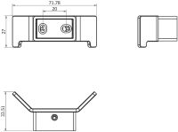 Товар: Двойной крючок Langberger Accessories 37532А Хром - фото 3 Двойной крючок Langberger Accessories 37532А Хром — фото 3, Крючки для полотенец