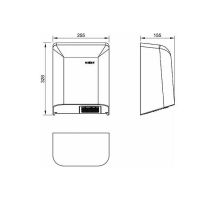 Товар: Сушилка для рук Nofer Fuga 01861.W Белая - фото 4 Сушилка для рук Nofer Fuga 01861.W Белая — фото 4, Сушилки для рук