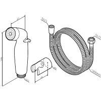 Гигиенический душ AM.PM F0202032 Хром — фото 4, Душевое оборудование. Душевая программа