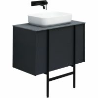 Тумба под раковину Allen Brau Reality 80 1.32005.AM подвесная Антрацит матовый — фото 25, Тумбы под раковину