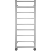 Водяной полотенцесушитель Terminus Контур П9 400х1000 4670078529671 Хром, нижнее подключение, G 1/2" ВР, с угловым соединением — фото 2, Водяные полотенцесушители