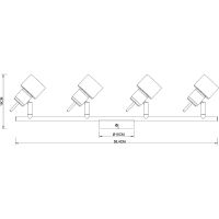 Товар: Потолочный светильник Artelamp Almach A1906PL-4WH Белый - фото 4 Потолочный светильник Artelamp Almach A1906PL-4WH Белый — фото 4, Светильники