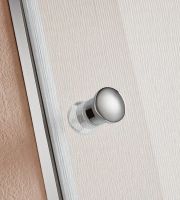 Душевая дверь Cezares Eco 75 ECO-O-B-1-75-P-Cr профиль Хром стекло рифленое — фото 7, Душевые двери в нишу