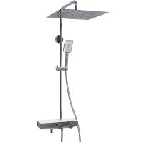 Душевая система WasserKRAFT A113.119.126.CH Thermo с термостатом Хром Белая — фото 5, Душевое оборудование. Душевая программа