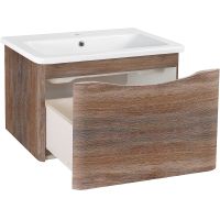 Тумба под раковину Runo Тоскана 80 00-00001417 Темное дерево — фото 2, Тумбы под раковину