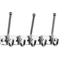 Вешалка для полотенец Haiba HB201-5 Хром — фото 1, Крючки для полотенец