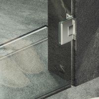 Душевая дверь Maybah Glass MGD-509-4 905x1950 на петлях Хром глянцевый стекло прозрачное — фото 5, Душевые двери в нишу