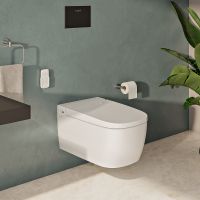 Товар: Унитаз биде Vitra V-Care Basic 5674B003-6193 подвесной с сиденьем Микролифт - фото 2 Унитаз биде Vitra V-Care Basic 5674B003-6193 подвесной с сиденьем Микролифт — фото 2, Унитазы