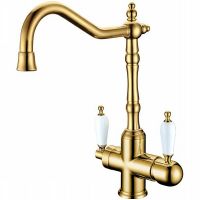 Смеситель для кухни Boheme Tradizionale Oro 112 Золото — фото 1, Смесители