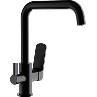 Смеситель для кухни Frap H62 F4362 Черный матовый — фото 1, Смесители для кухни
