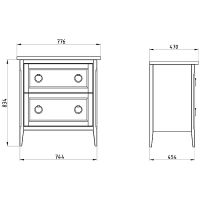 Товар: Тумба под раковину ASB-Woodline Рома 80Н 10855 Белая - фото 9 Тумба под раковину ASB-Woodline Рома 80Н 10855 Белая — фото 9, Мебель для ванной