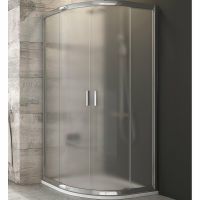 Душевой уголок Ravak Blix BLCP4-90 90x90 3B270C00ZG профиль Хром стекло Grape — фото 1, Душевые уголки четверть круга