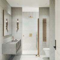 Товар: Душевая дверь Maybah Glass MGD-808-2 800x1980 на монопетле Бронза стекло сатиновое - фото 2 Душевая дверь Maybah Glass MGD-808-2 800x1980 на монопетле Бронза стекло сатиновое — фото 2, Душевые двери в нишу