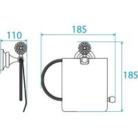 Товар: Держатель туалетной бумаги Cezares Olimp-TRH-03/24-Sw с крышкой Золото 24 карат - фото 3 Держатель туалетной бумаги Cezares Olimp-TRH-03/24-Sw с крышкой Золото 24 карат — фото 3, Держатели туалетной бумаги