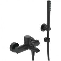 Смеситель для ванны Ideal Standard Ceraline BC270XG Черный шелк — фото 1, Смеситель для ванны