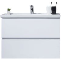 Тумба с раковиной Orans BC-4023W 80 4023800wuv005 Белый глянец — фото 1, Тумбы с раковиной