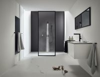 Полотенцедержатель Hansgrohe AddStoris 41747340 Шлифованный черный хром — фото 2, Полотенцедержатели