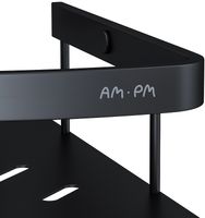 Полка корзина AM.PM Sense L угловая Черная матовая арт-A7454122 — фото 5, Полки для ванной и душа