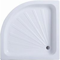 Душевой поддон из АБС-пластика Ceruttispa R90 90х90 7708 Белый — фото 1, Душевые поддоны АБС-пластик