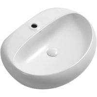 Раковина Abber Bequem 64 AC2112 Белая — фото 1, Раковины накладные