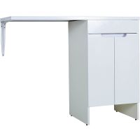 Тумба с раковиной Orange Optima 120 OPD-120TUW+RAR Белый глянец — фото 2, Тумбы с раковиной