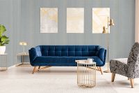 Обои Grandeco Elementum EE 1306 Винил на флизелине (0,53*10,05) Серебряный, Перья — фото 4, Обои для стен