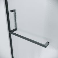Душевой уголок Grossman Pragma 120х80 120.K33.03.1280.21.02 профиль Черный матовый стекло шиншилла — фото 10, Душевые уголки