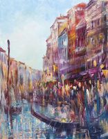 Товар: Фреска Ortograf Городской пейзаж живопись 8044 Фактура флок FLK Флизелин (2,1*2,7) Голубой/Фиолетовый, Город/Абстракция/Живопись - фото 2 Фреска Ortograf Городской пейзаж живопись 8044 Фактура флок FLK Флизелин (2,1*2,7) Голубой/Фиолетовый, Город/Абстракция/Живопись — фото 2, Фрески