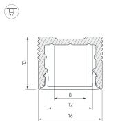 Товар: Профиль алюминиевый Arlight Slim 037108 накладной для контурной подсветки Белый - фото 4 Профиль алюминиевый Arlight Slim 037108 накладной для контурной подсветки Белый — фото 4, Профили для светодиодных лент