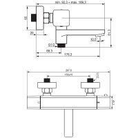 Товар: Смеситель для ванны Damixa Gala 533000000 с термостатом Хром - фото 4 Смеситель для ванны Damixa Gala 533000000 с термостатом Хром — фото 4, Смесители