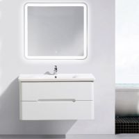 Тумба под раковину BelBagno Soft 100 SOFT-1000-2C-SO-BF подвесная Bianco frassinato — фото 5, Тумбы под раковину